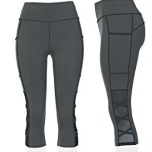 Popfit Lily Crop Leggings Black